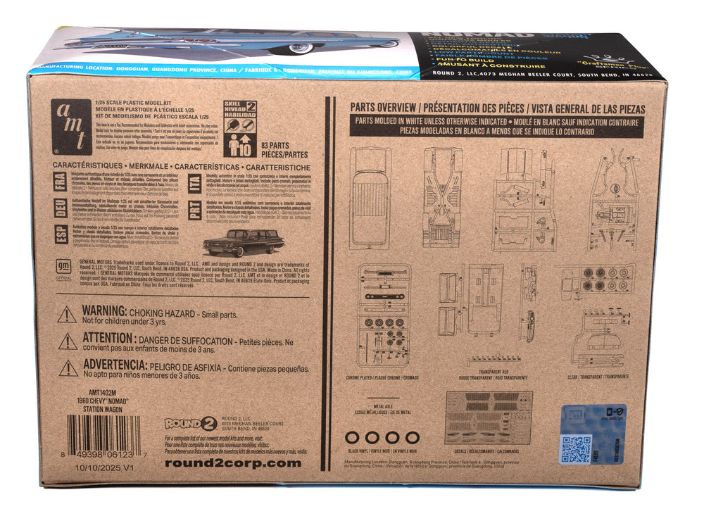 AMT 1960 Chevrolet Nomad Station Wagon Craftsman Plus 1:25 Scale Model Kit
