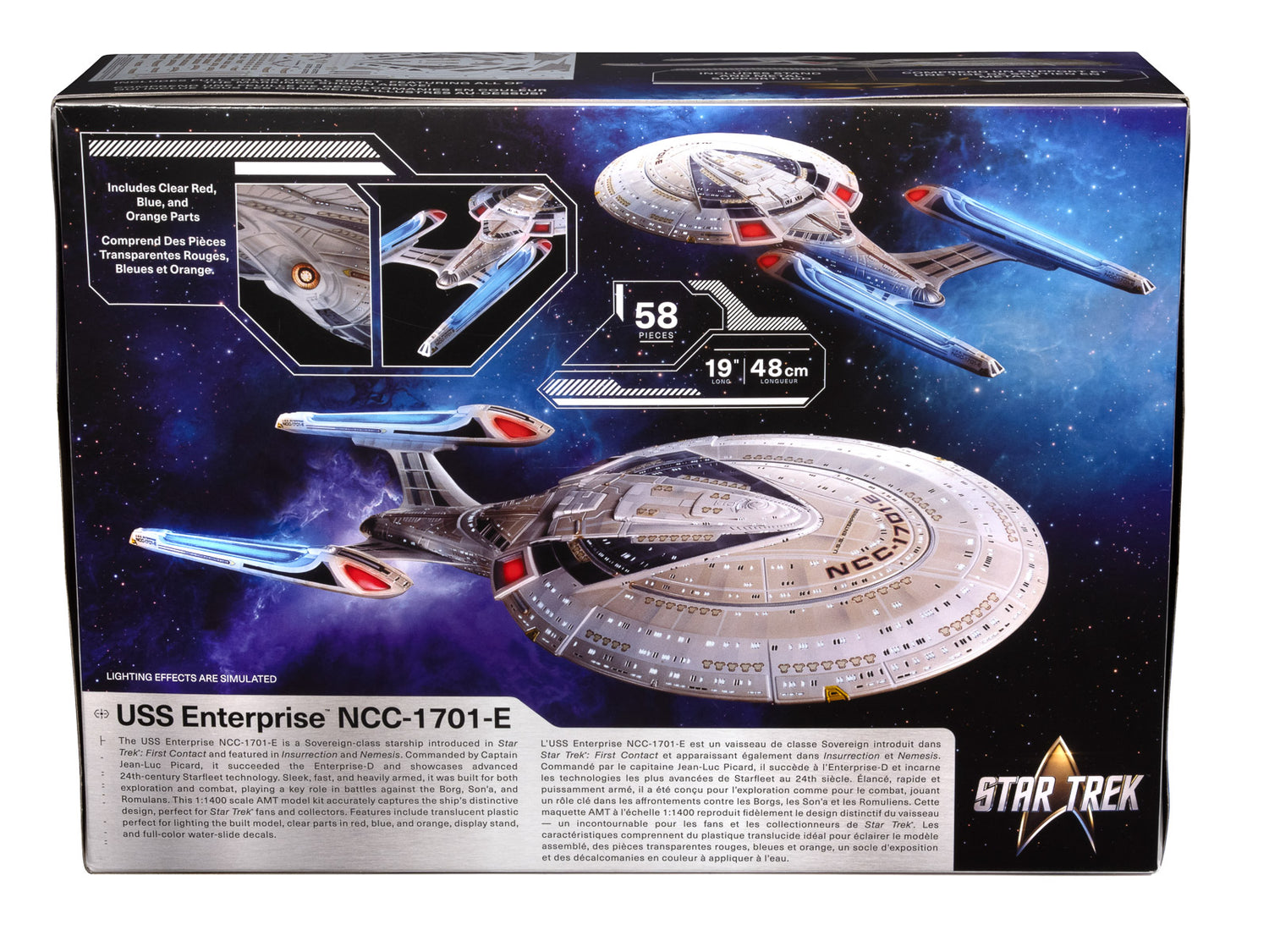 AMT Star Trek U.S.S. Enterprise NCC-1701-E (Translucent) 1:1400