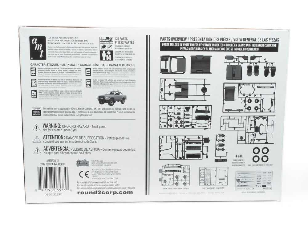 AMT 1992 Toyota 4x4 Pickup 1:20 Scale Model Kit