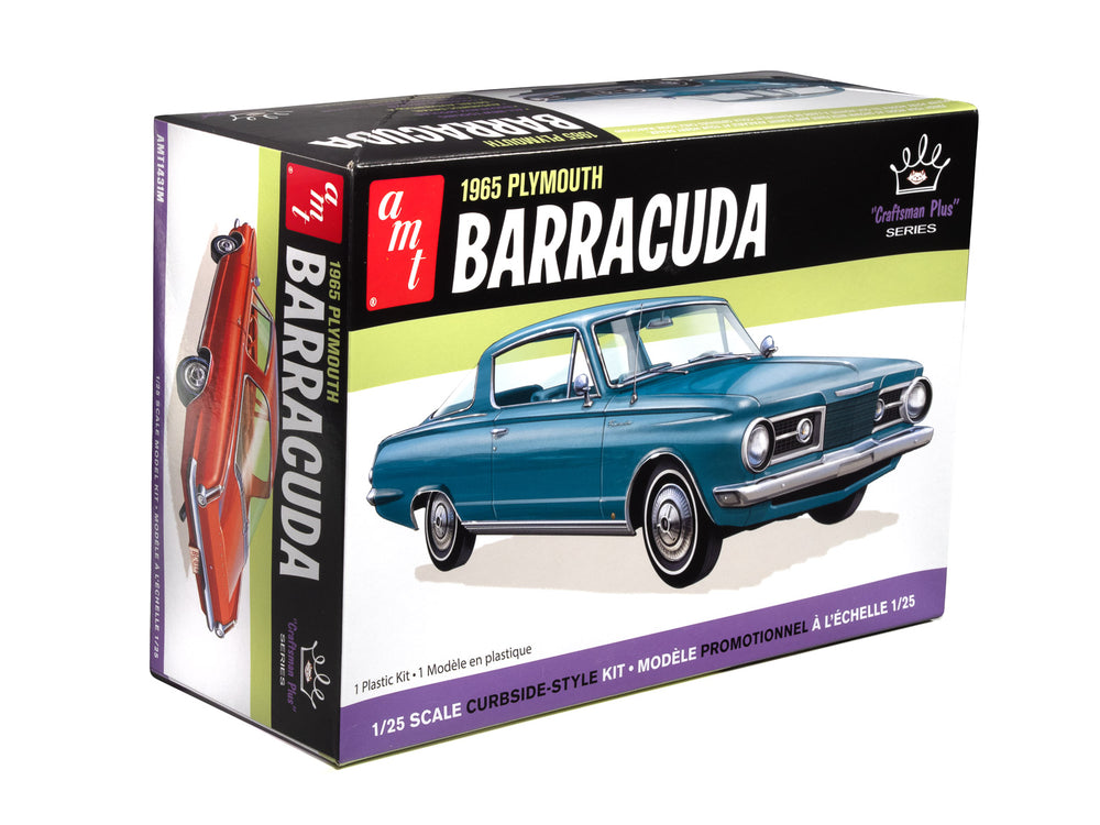 AMT 1965 Plymouth Barracuda Craftsman Plus 1:25 Scale Model Kit - Auto World Store