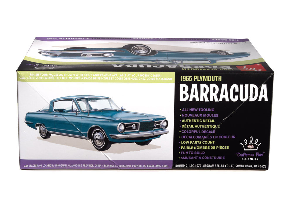 AMT 1965 Plymouth Barracuda Craftsman Plus 1:25 Scale Model Kit - Auto World Store
