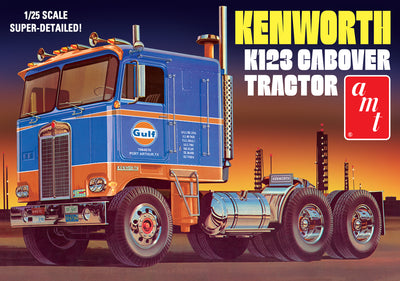 "PRE-ORDER" AMT Kenworth K-123 Cabover Gulf 1:25 Scale Model Kit (DUE MAY 2024)
