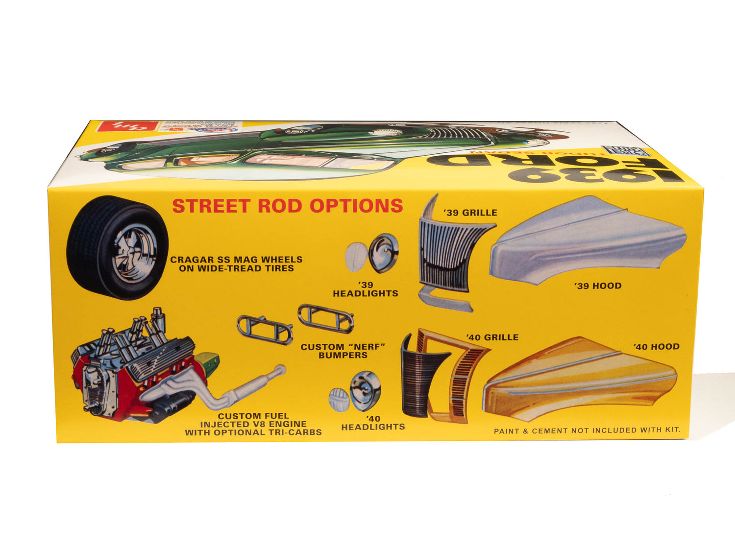 AMT 1939 Ford Sedan Street Rod Series 1:25 Scale Model Kit