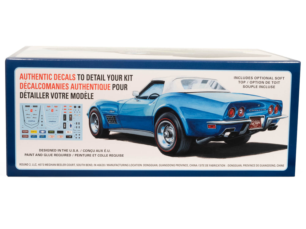 AMT 1972 Chevy Corvette Roadster 1:25 Scale Model Kit