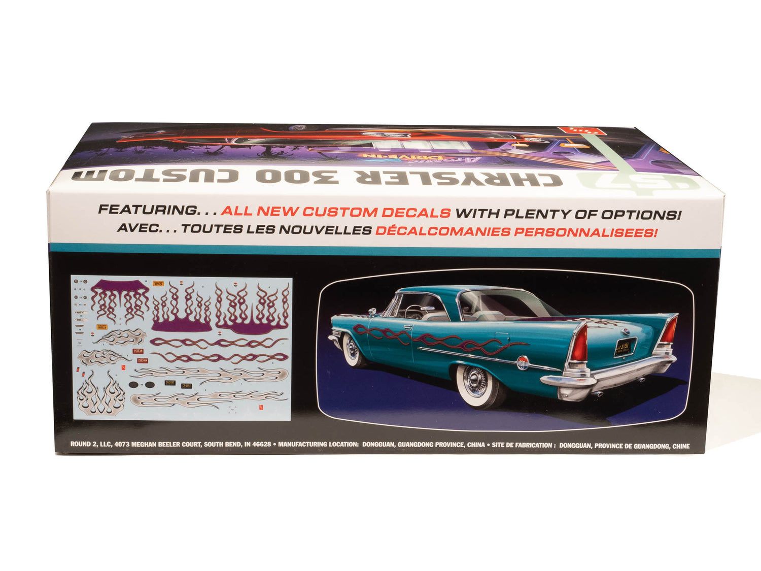 AMT 1957 Chrysler 300 Custom Version 1:25 Scale Model Kit | Auto World ...