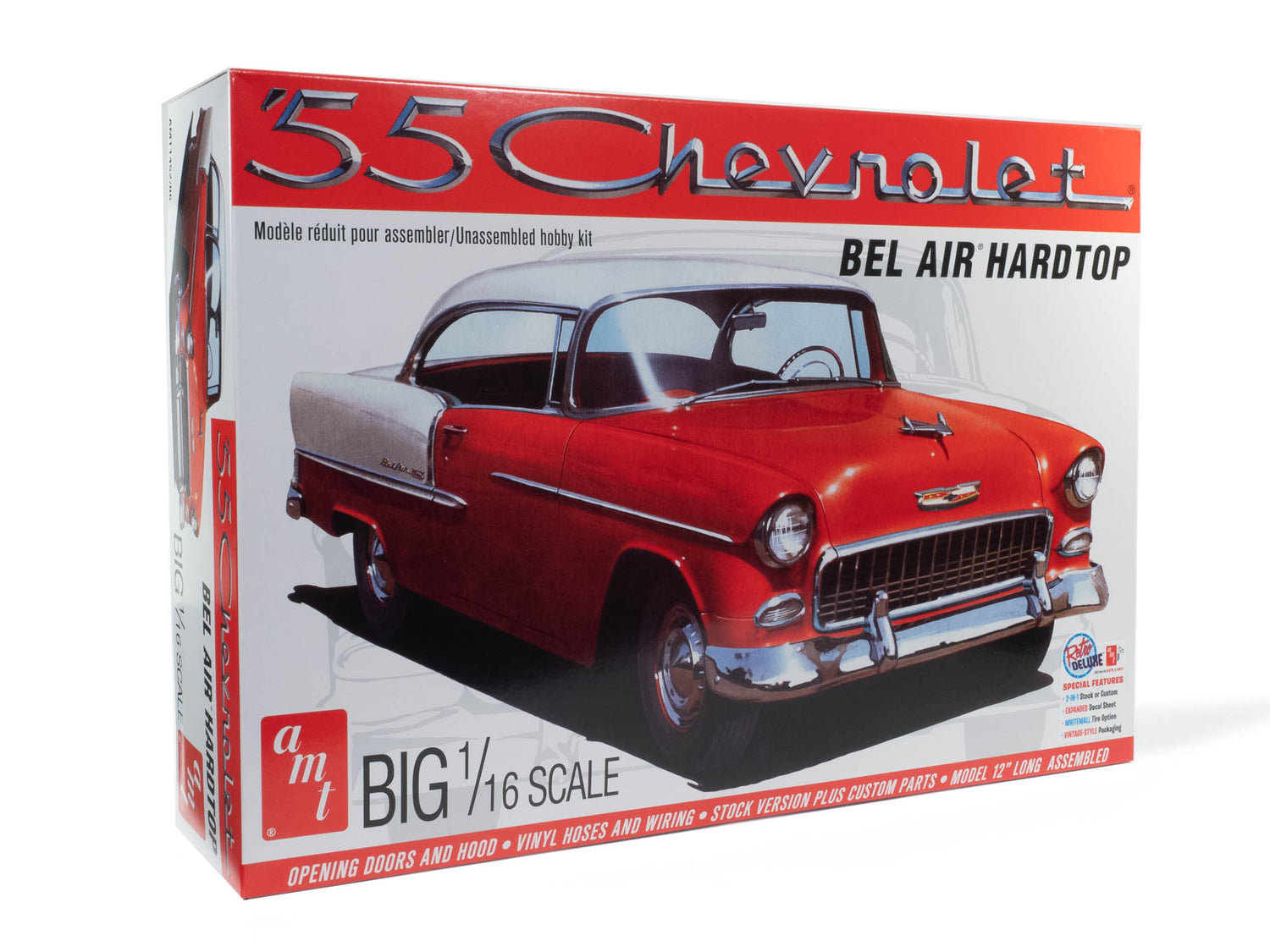 AMT 1955 Chevy Bel Air Hardtop 1:16 Scale Model Kit