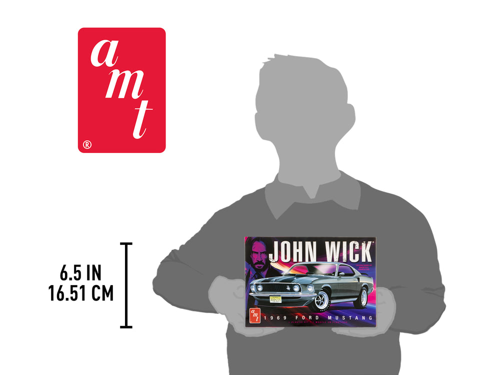 AMT 1969 Ford Mustang Mach I John Wick 1:25 Scale Model Kit