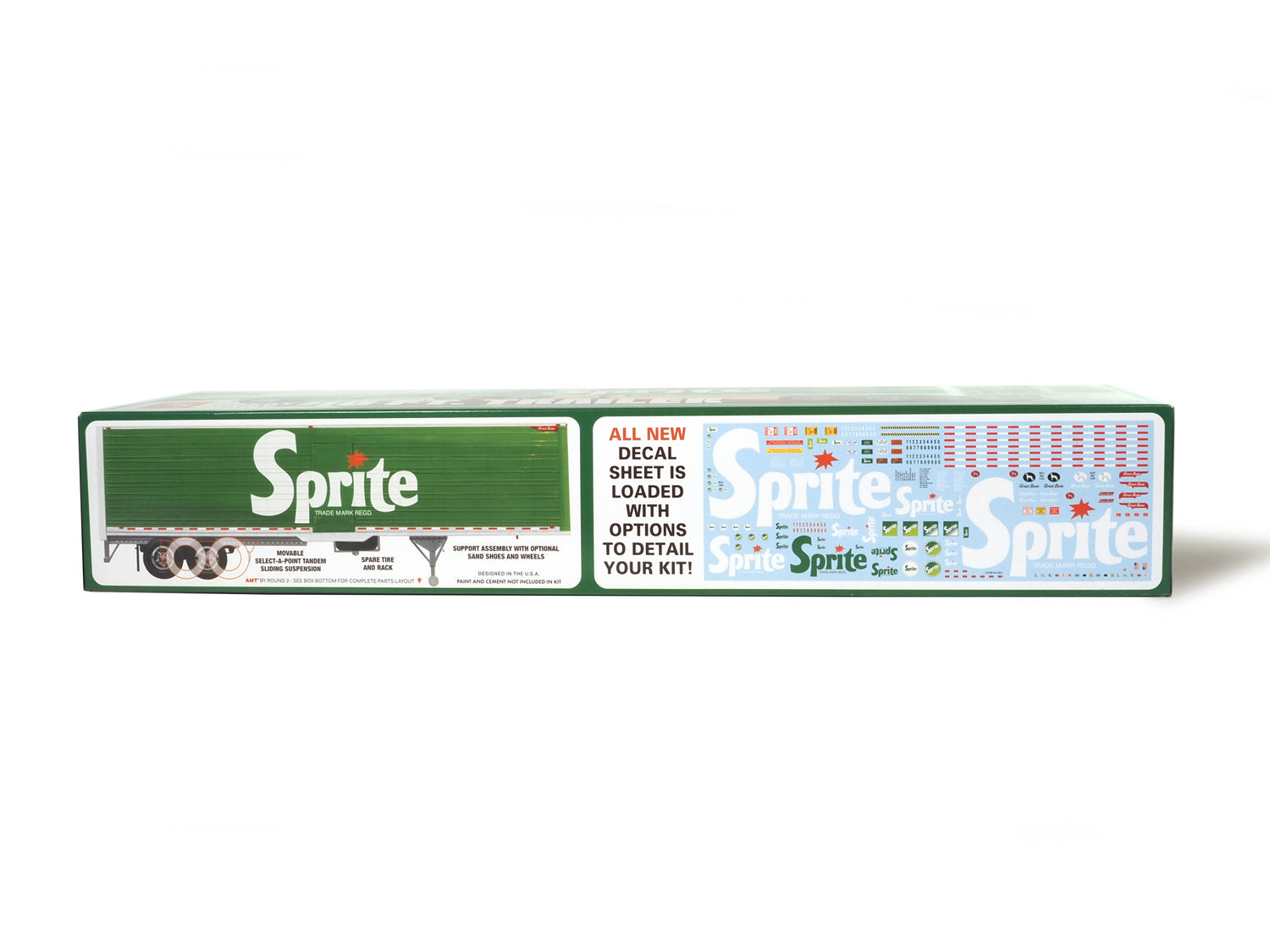 AMT Great Dane Dry Goods Trailer Sprite 1:25 Scale Model Kit