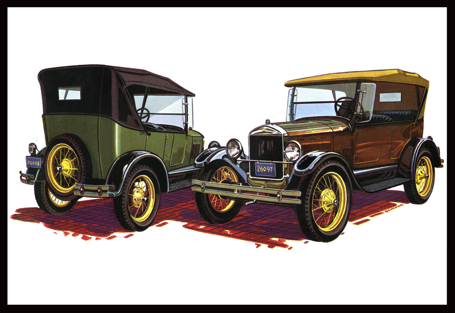 AMT 1927 Ford T Touring 1:25 Scale Model Kit