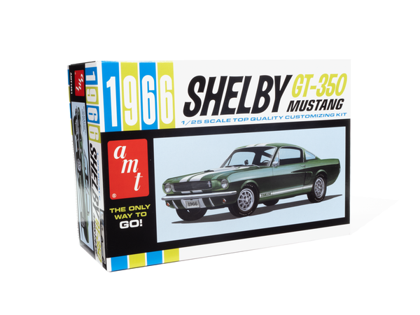 AMT 1966 Shelby Mustang GT-350 1:25 Scale Model Kit | Auto World Store