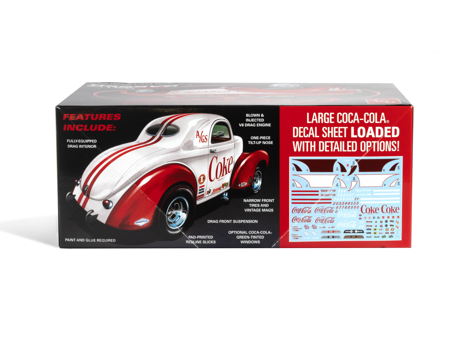"PRE-ORDER" AMT 1940 Willys Coupe (Coke Race Team) 1:25 Scale Model Kit (DUE JULY 2025)