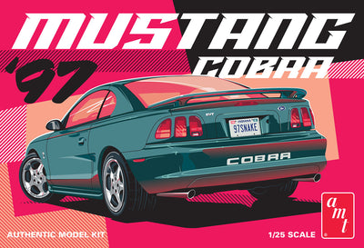 "PRE-ORDER" AMT 1997 Ford Mustang Cobra 1:25 Scale Model Kit (DUE AUGUST 2025)