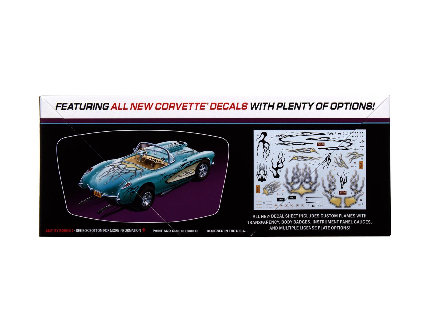 "PRE-ORDER" AMT 1957 Chevy Corvette Street Machine 1:25 Scale Model Kit (DUE SEPTEMBER 2025)