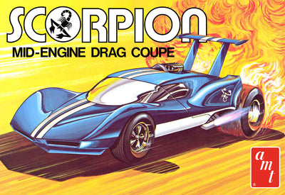 "PRE-ORDER" AMT Scorpion Mid-Engine Drag Coupe 1:25 Scale Model Kit (DUE SEPTEMBER 2025)