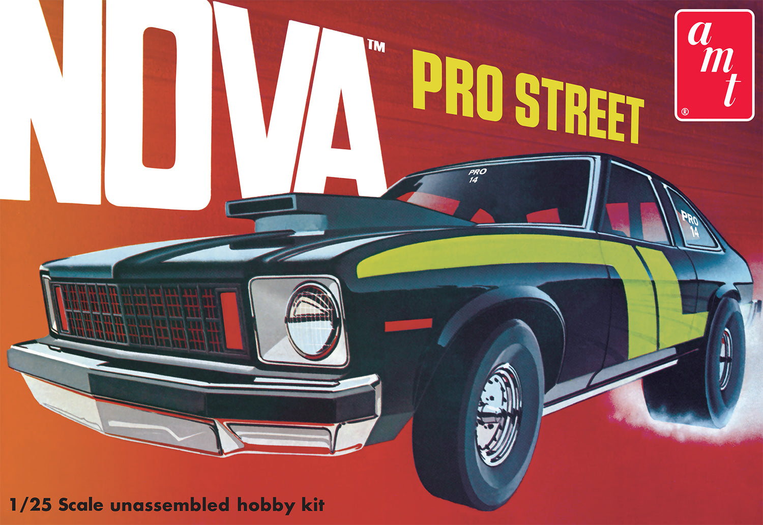 "PRE-ORDER" AMT 1976 Chevy Nova Pro Street 1:25 Scale Model Kit (DUE OCTOBER 2025)