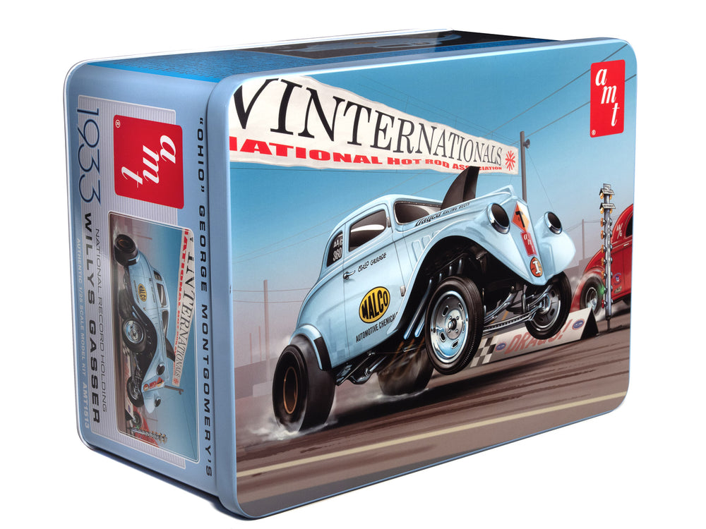 AMT 1933 Willys Gasser Ohio George w/Tin Packaging 1:25 Scale Model Kit