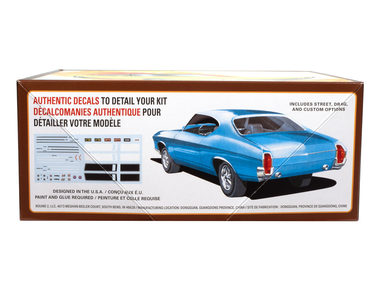 "PRE-ORDER" AMT 1969 Chevy Chevelle SS 396 Hardtop 1:25 Scale Model Kit (DUE OCTOBER 2025)