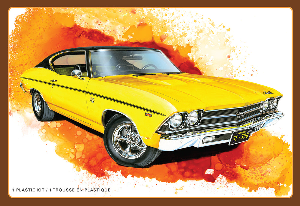 "PRE-ORDER" AMT 1969 Chevy Chevelle SS 396 Hardtop 1:25 Scale Model Kit (DUE OCTOBER 2025)