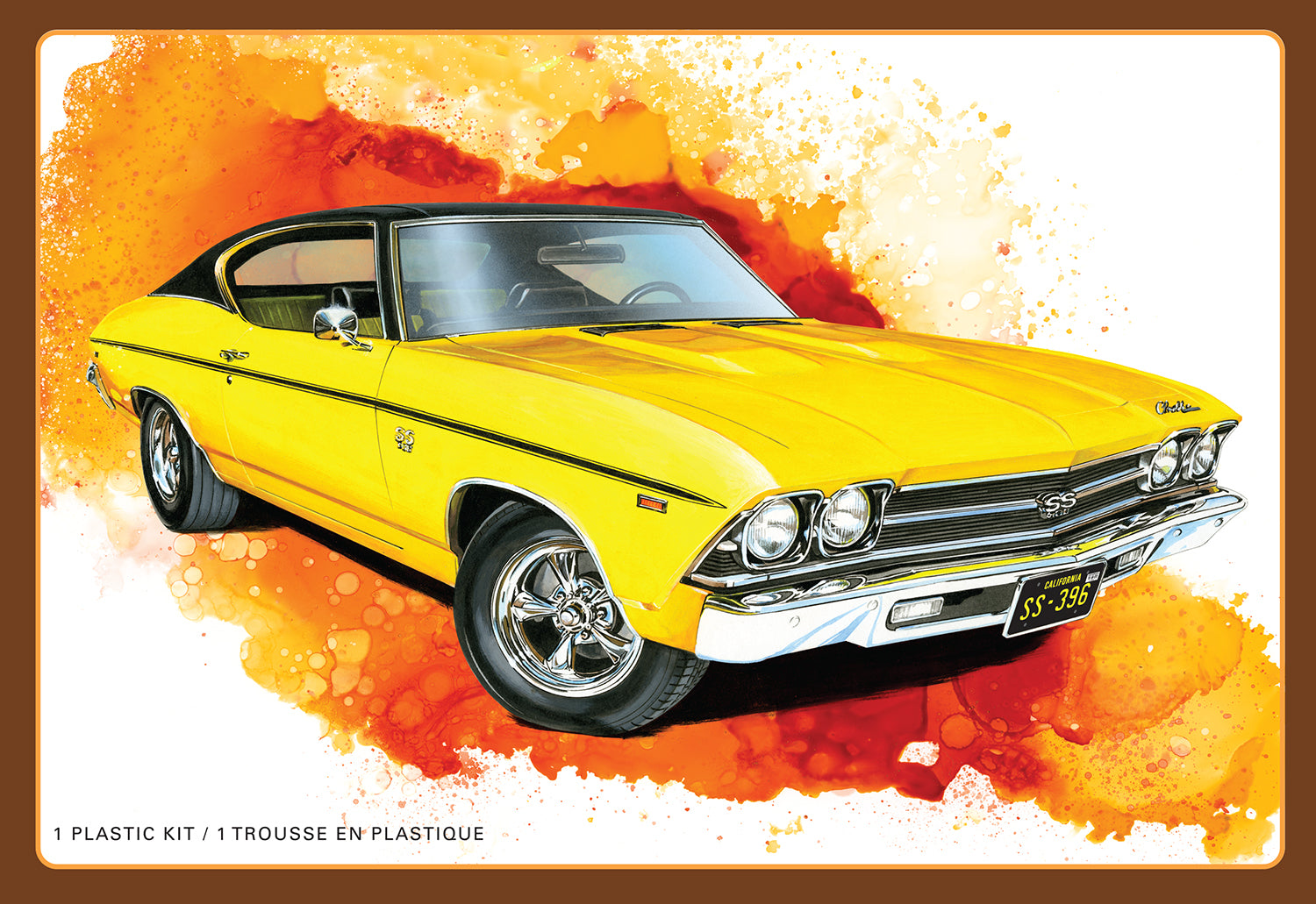 "PRE-ORDER" AMT 1969 Chevy Chevelle SS 396 Hardtop 1:25 Scale Model Kit (DUE OCTOBER 2025)
