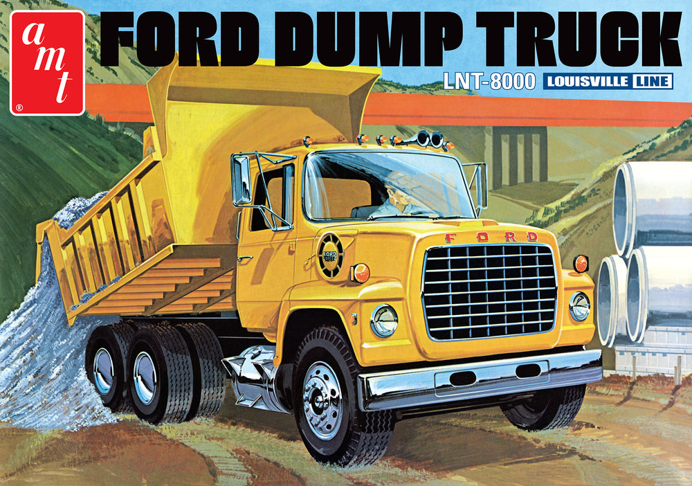 AMT Ford LNT-8000 Louisville Dump Truck 1:25 Scale Model Kit
