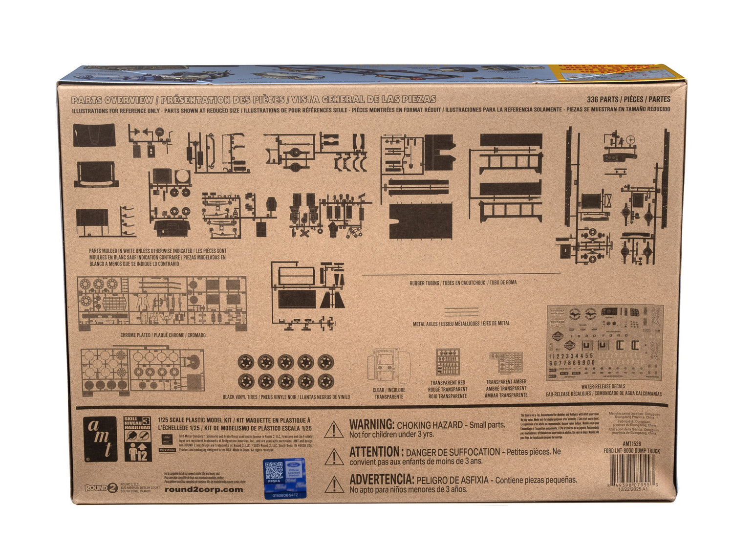 AMT Ford LNT-8000 Louisville Dump Truck 1:25 Scale Model Kit