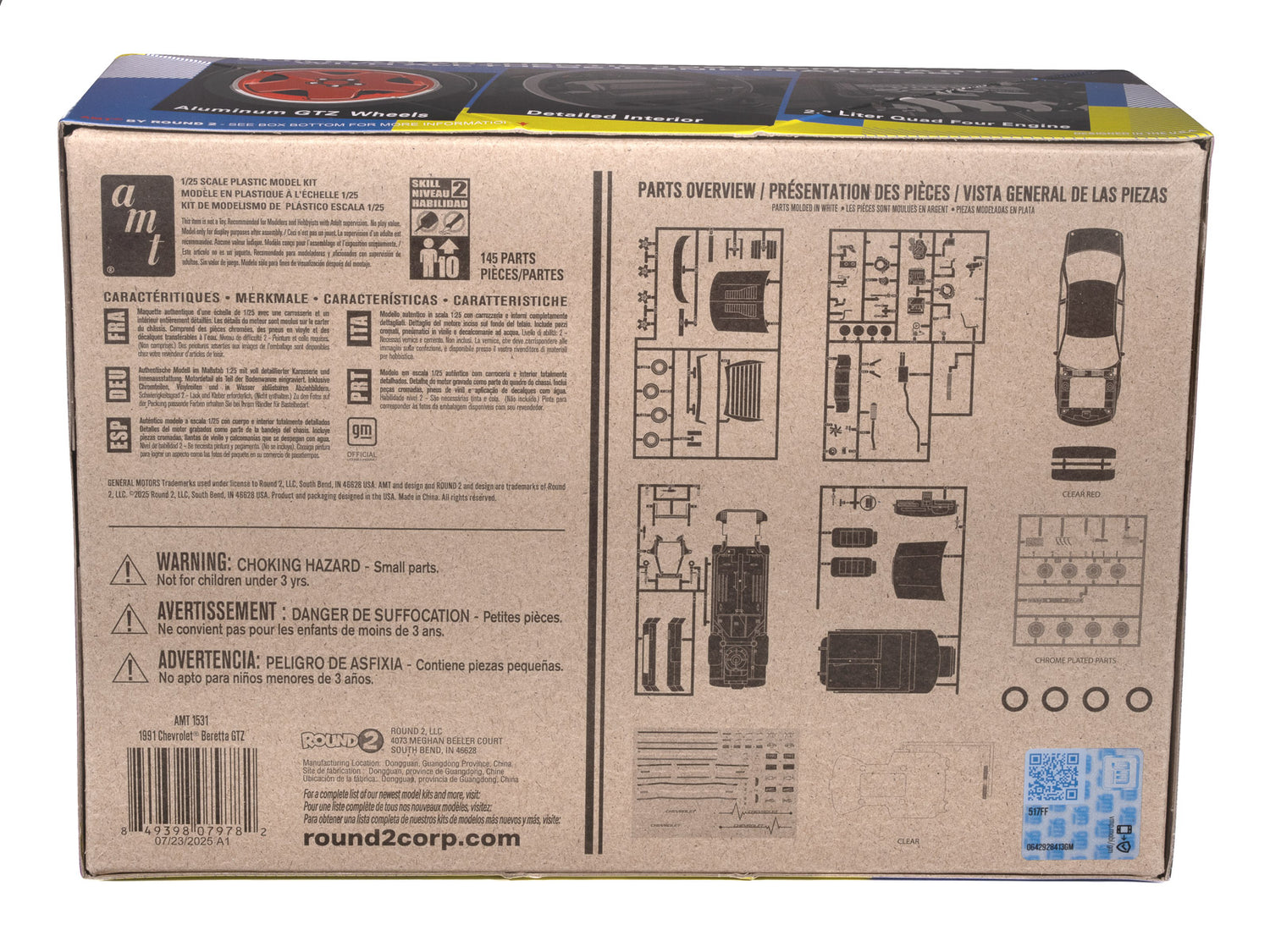 AMT 1991 Chevy Beretta GTZ 1:25 Scale Model Kit - Auto World Store