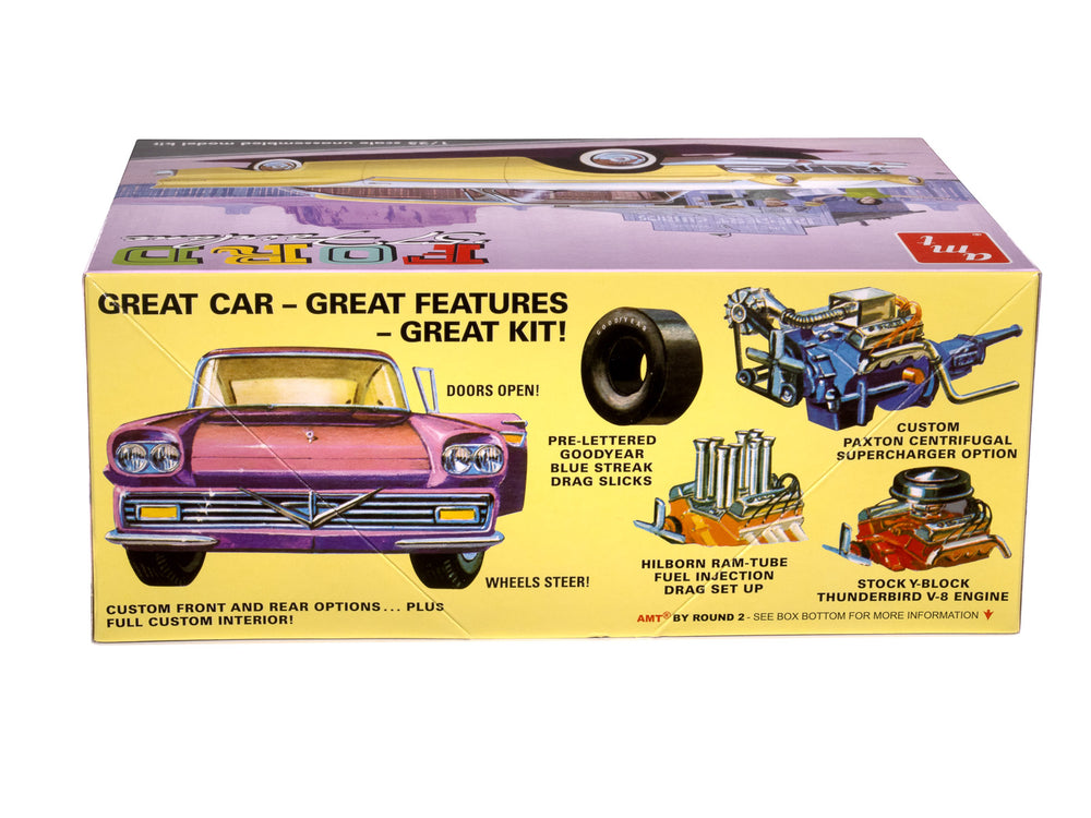 AMT 1957 Ford Fairlane Hardtop 3n1 1:25 Scale Model Kit - Auto World Store