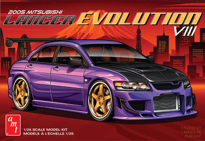 "PRE-ORDER" AMT 1995 Mitusbishi Lancer Evo 1:25 Scale Model Kit (DUE LATE FEBRUARY 2026)