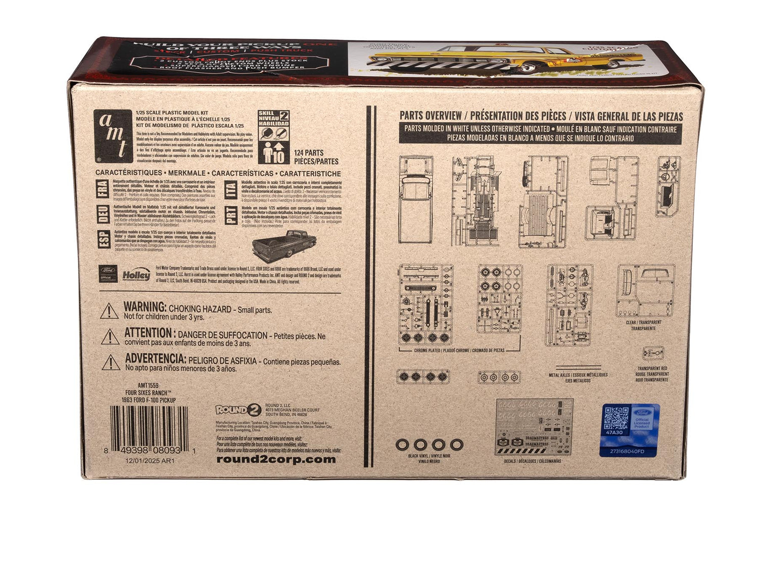 AMT 1963 Ford F-100 (Four Sixes Ranch) 1:25 Scale Model Kit