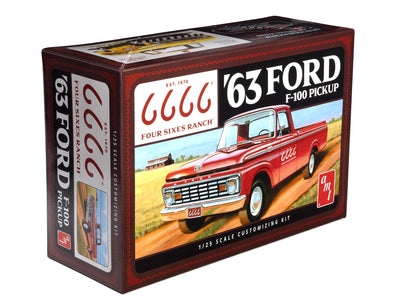 AMT 1963 Ford F-100 (Four Sixes Ranch) 1:25 Scale Model Kit
