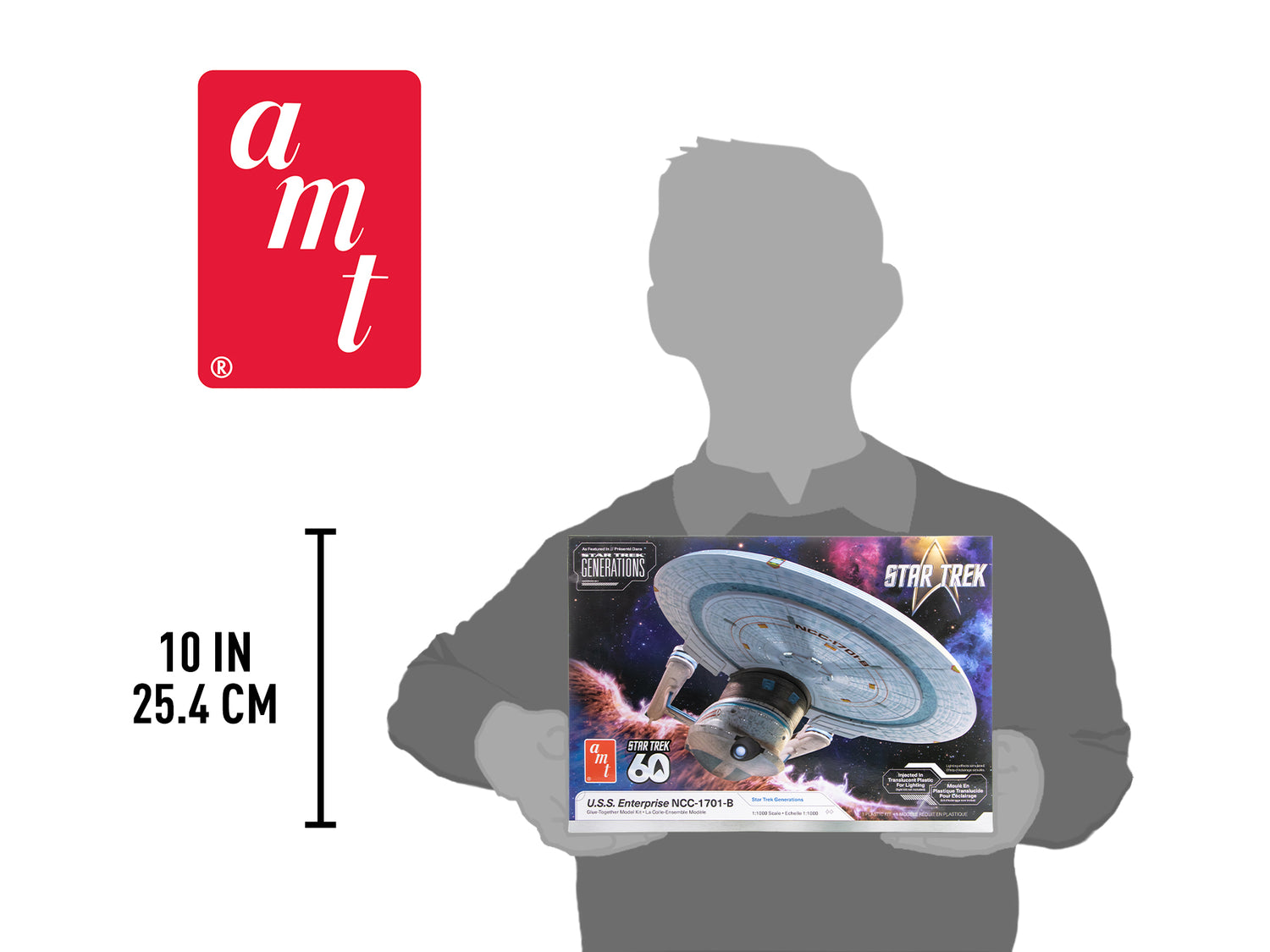 AMT Star Trek: Generations U.S.S. Enterprise NCC-1701-B 1:1000 Scale Model Kit