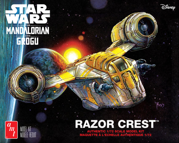 AMT Star Wars: The Mandalorian & Grogu Razor Crest 1:72 Scale