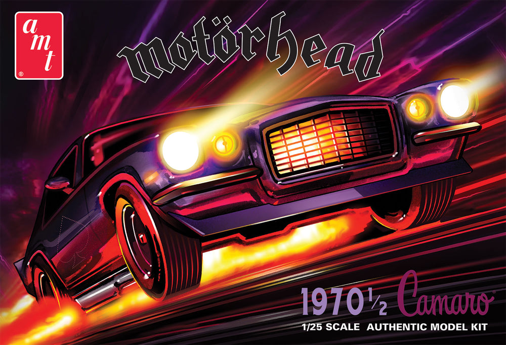 "PRE-ORDER" AMT 1970 1/2 Chevy Camaro Z28 Motorhead 1:25 Scale Model Kit (DUE SEPTEMBER 2026)