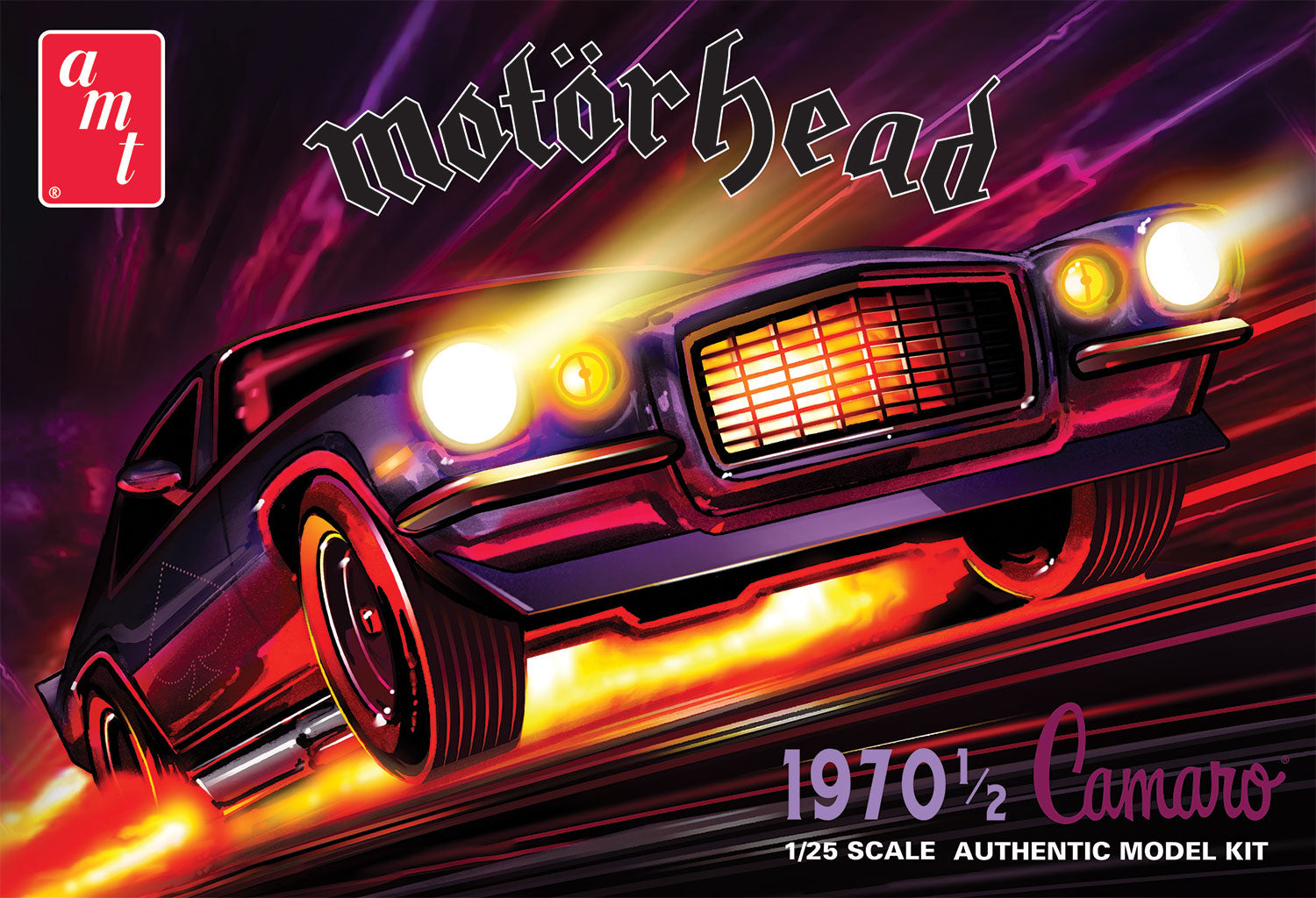 "PRE-ORDER" AMT 1970 1/2 Chevy Camaro Z28 Motorhead 1:25 Scale Model Kit (DUE SEPTEMBER 2026)