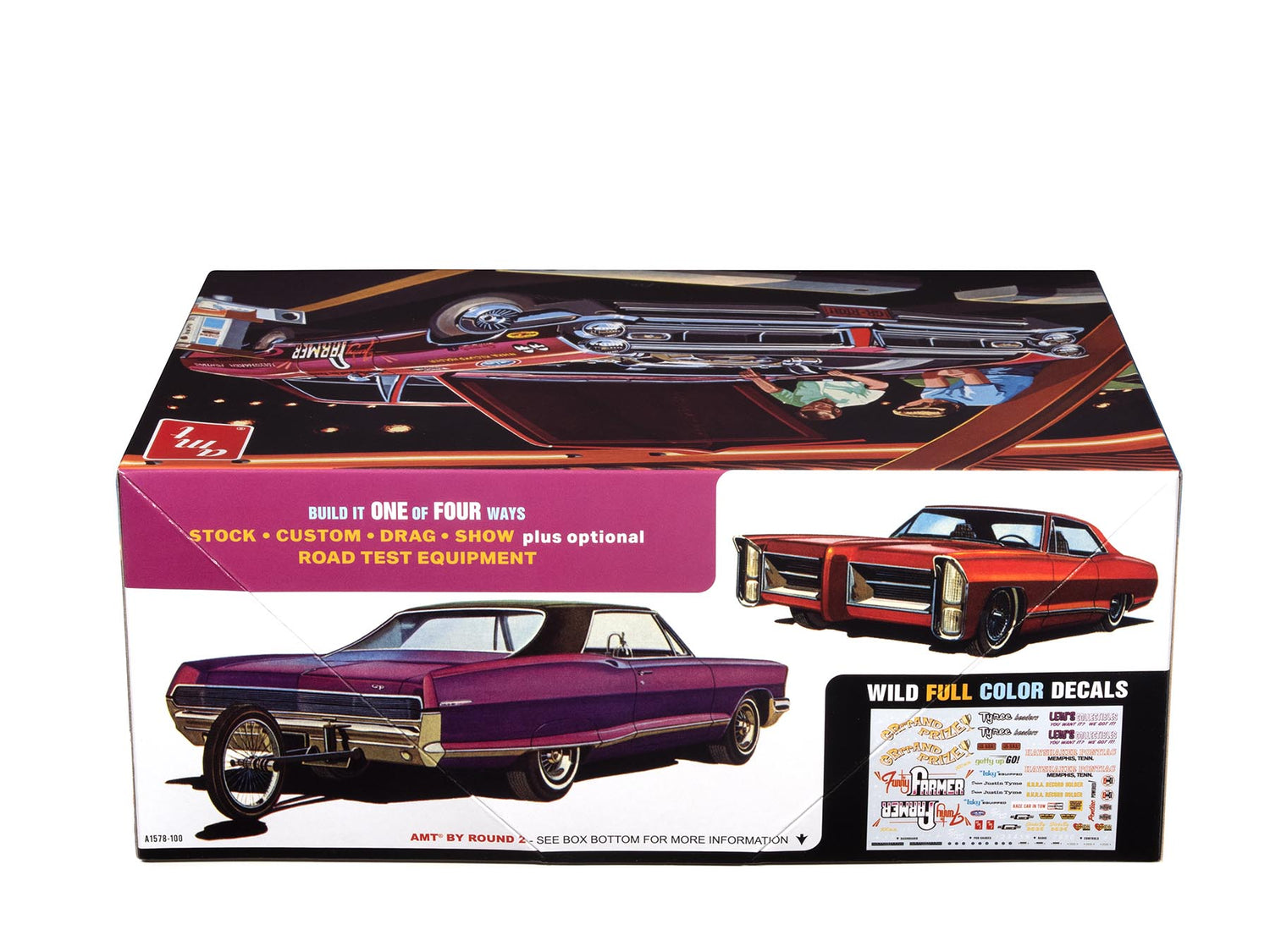 AMT 1965 Pontiac Grand Prix Show and Go 1:25 Scale Model Kit