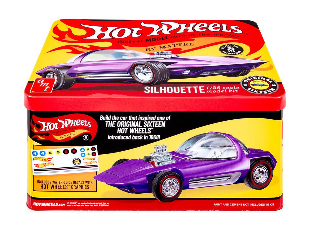 AMT Silhouette Collector Tin Hot Wheels 1:25 Scale Model Kit