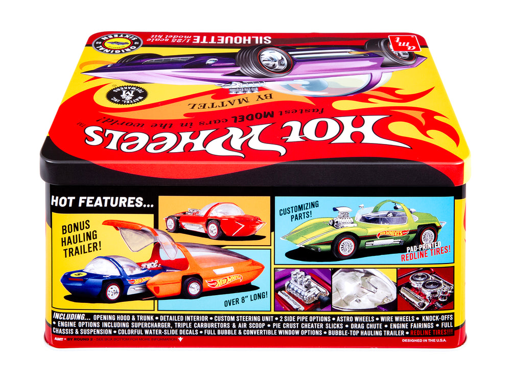 AMT Silhouette Collector Tin Hot Wheels 1:25 Scale Model Kit