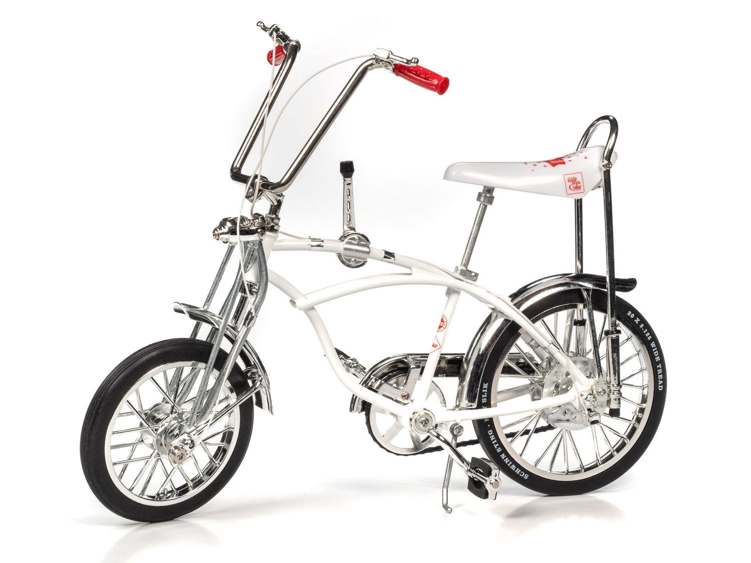 Schwinn 1960 Coca-Cola White Bicycle Model Kit