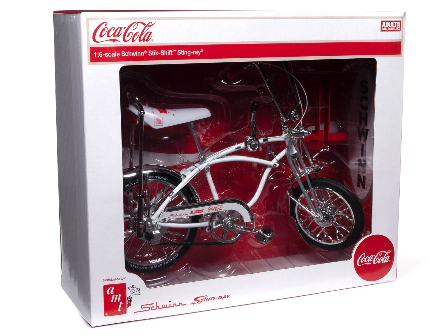 AMT Schwinn 1960 Coca Cola (White) 1:6 Scale Diecast Bicycle