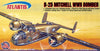 Atlantis B-25 Mitchell Bomber "The Flying Dragon" with Swivel Stand 1:64 Scale Model Kit