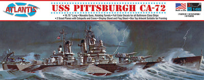 Atlantis USS Pittsburgh (CA-72) Baltimore-Class Heavy Cruiser 1:490 Scale Model Kit