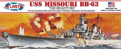 Atlantis USS Missouri (BB-63) "The Mighty Mo" Battleship 1:665 Scale Model Kit