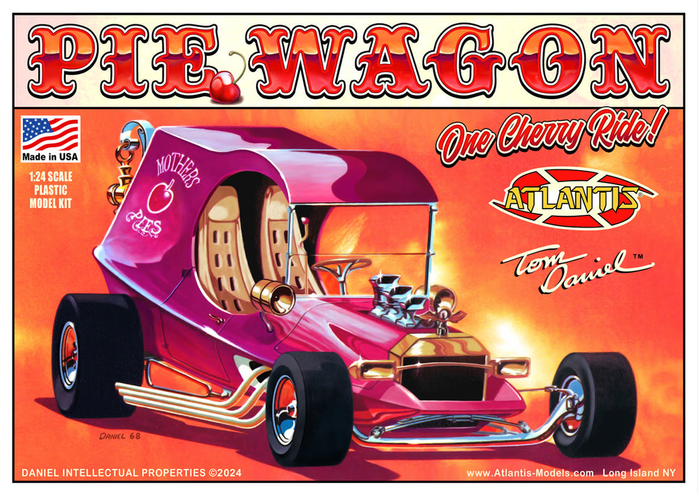 Atlantis Tom Daniel - Pie Wagon Show Rod "Mothers Pies" 1:24 Scale Model Kit