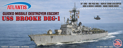 Atlantis USS Brooke (DEG-1) Guided Missile Destroyer Escort 1:311 Scale Model Kit