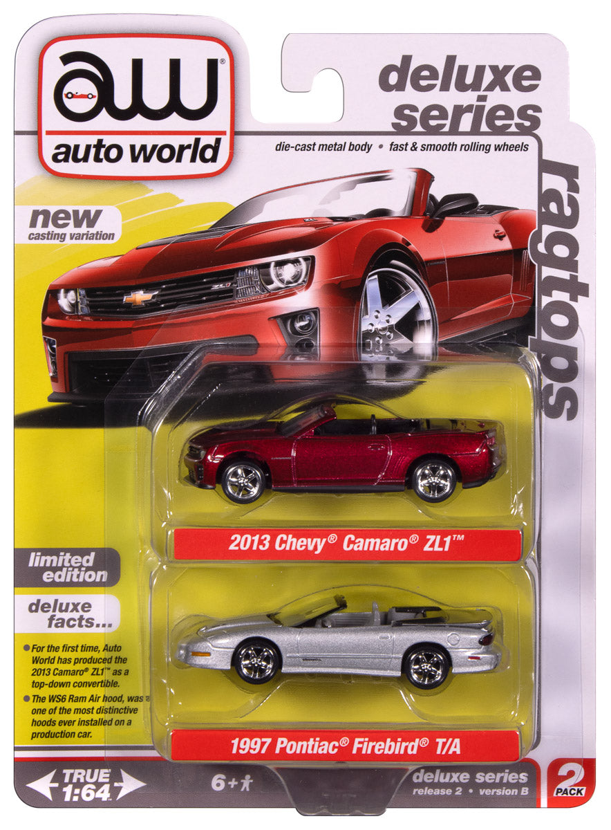 Auto World 2025 Release 2 Ragtops Deluxe (2-Pack) Version B 1:64 Scale Diecast