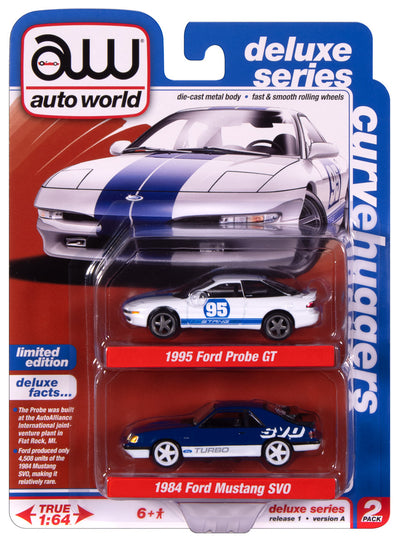 Auto World 2026 Release 1 Curvehuggers Deluxe (2-Pack) Version A 1:64 Scale Diecast