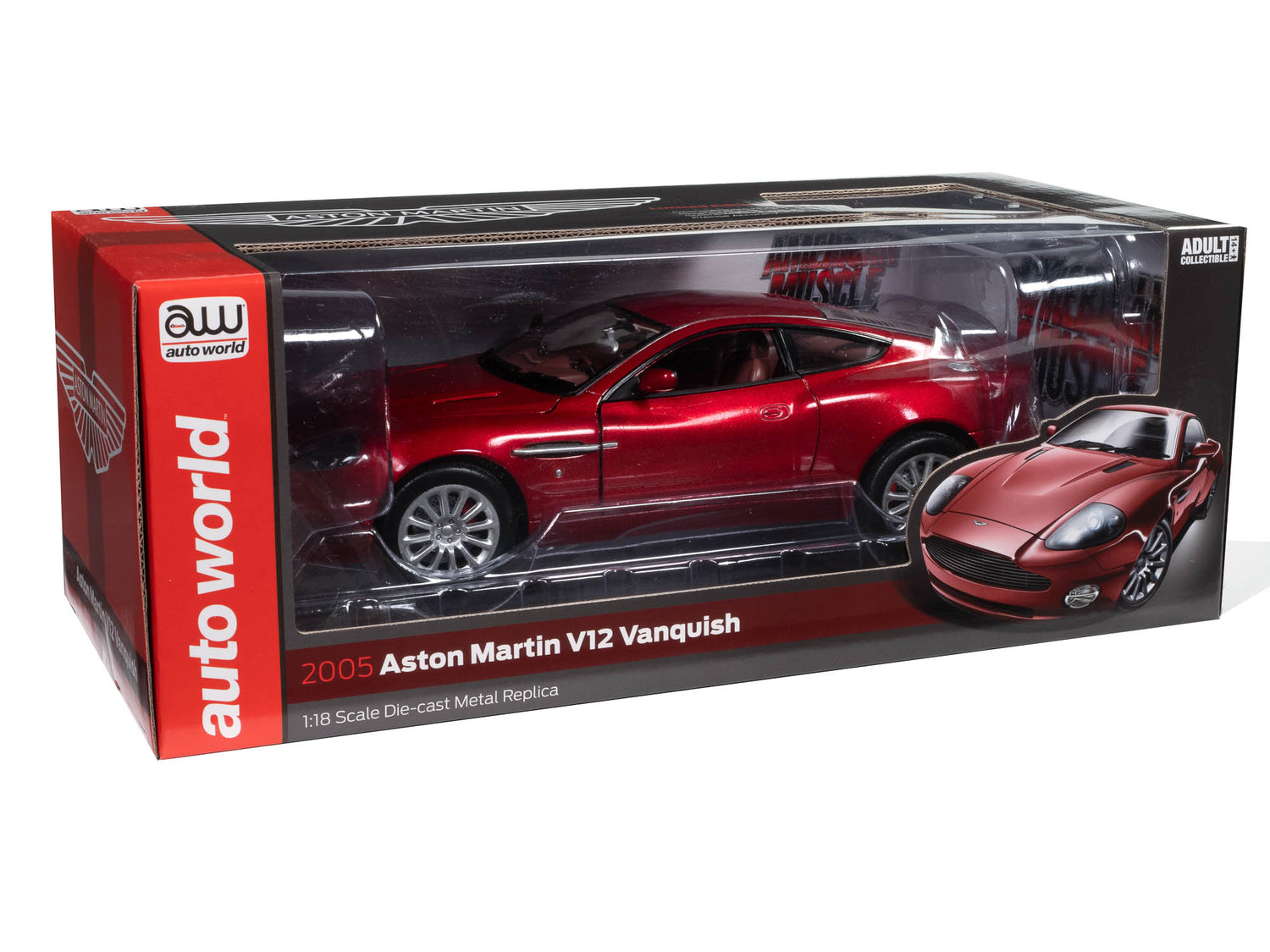 Auto World 2005 Aston Martin V12 Vanquish 1:18 Scale Diecast