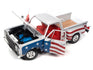 Auto World 1980 Dodge Stepside Patriotic Pickup 1:18 Scale Diecast