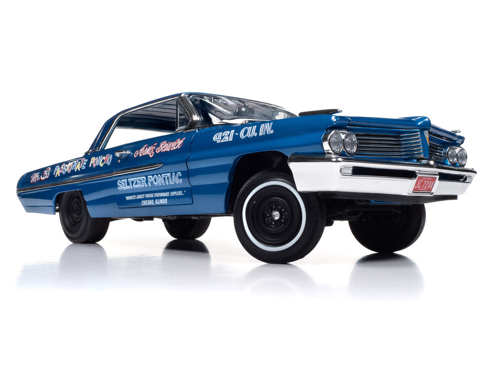 Auto World 1962 Pontiac Catalina Hardtop Legends of the Quarter Mile 1:18 Scale Diecast