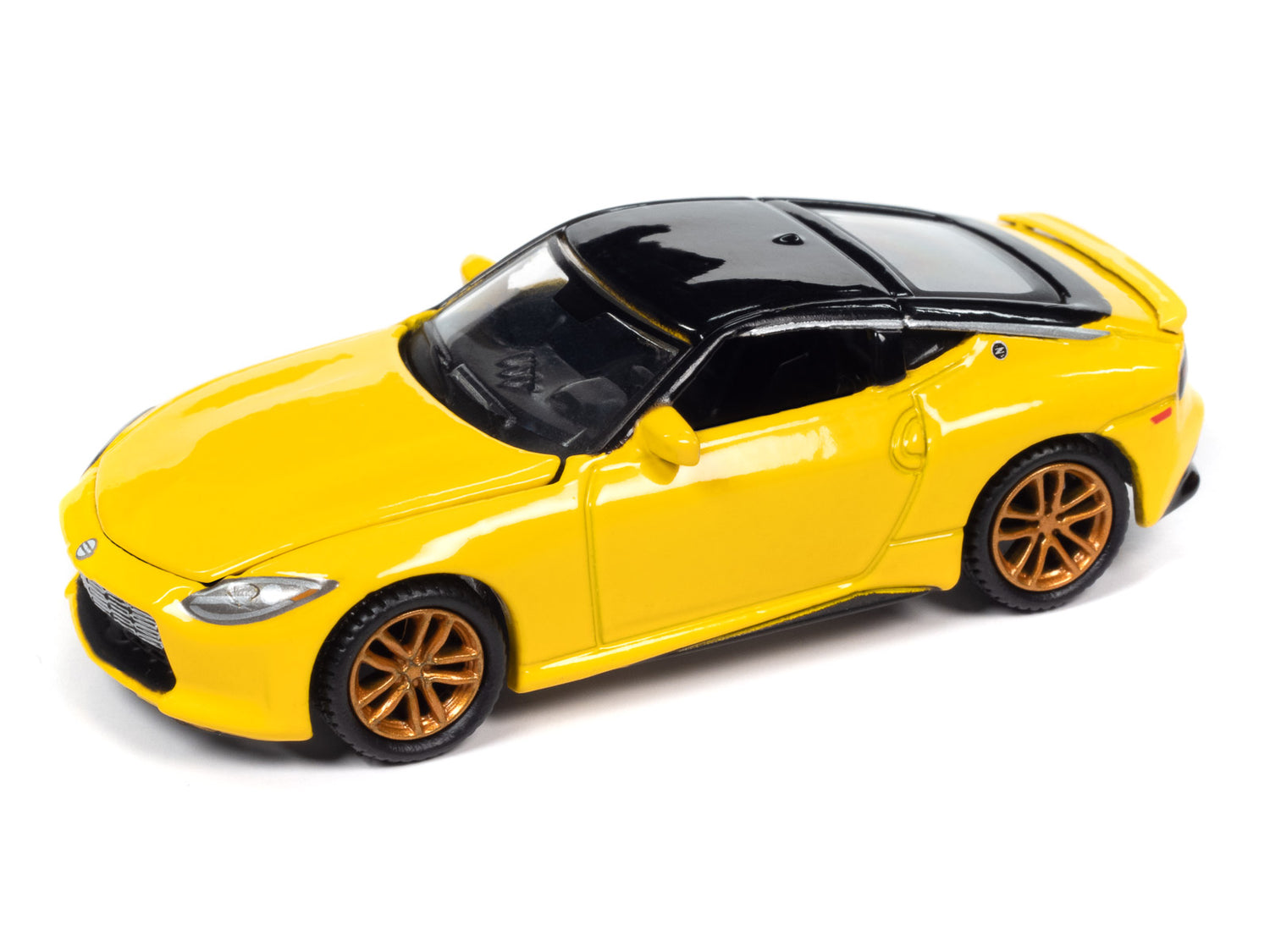 Auto World 2023 Nissan Z (Ikazuchi Yellow w/Gloss Black Roof) 1:64 Diecast